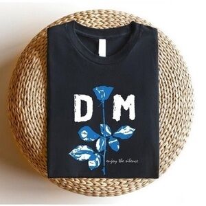 Devotee Rose Blue & White Depeche Mode Tour Shirt